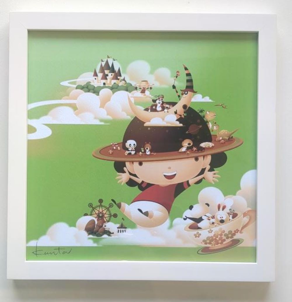 デジタルプリント１9  不思議な帽子