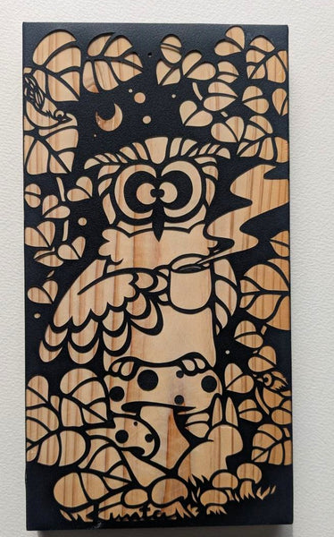原画・一点物　　5　切り絵「コーヒータイム」
