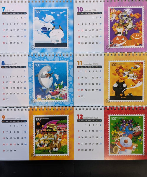 2026卓上カレンダー