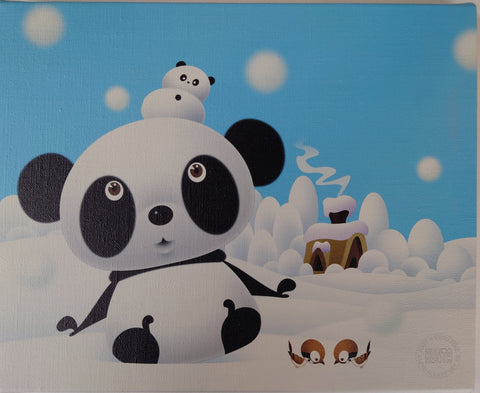 キャンバスプリントF3　８　　　冬のある日