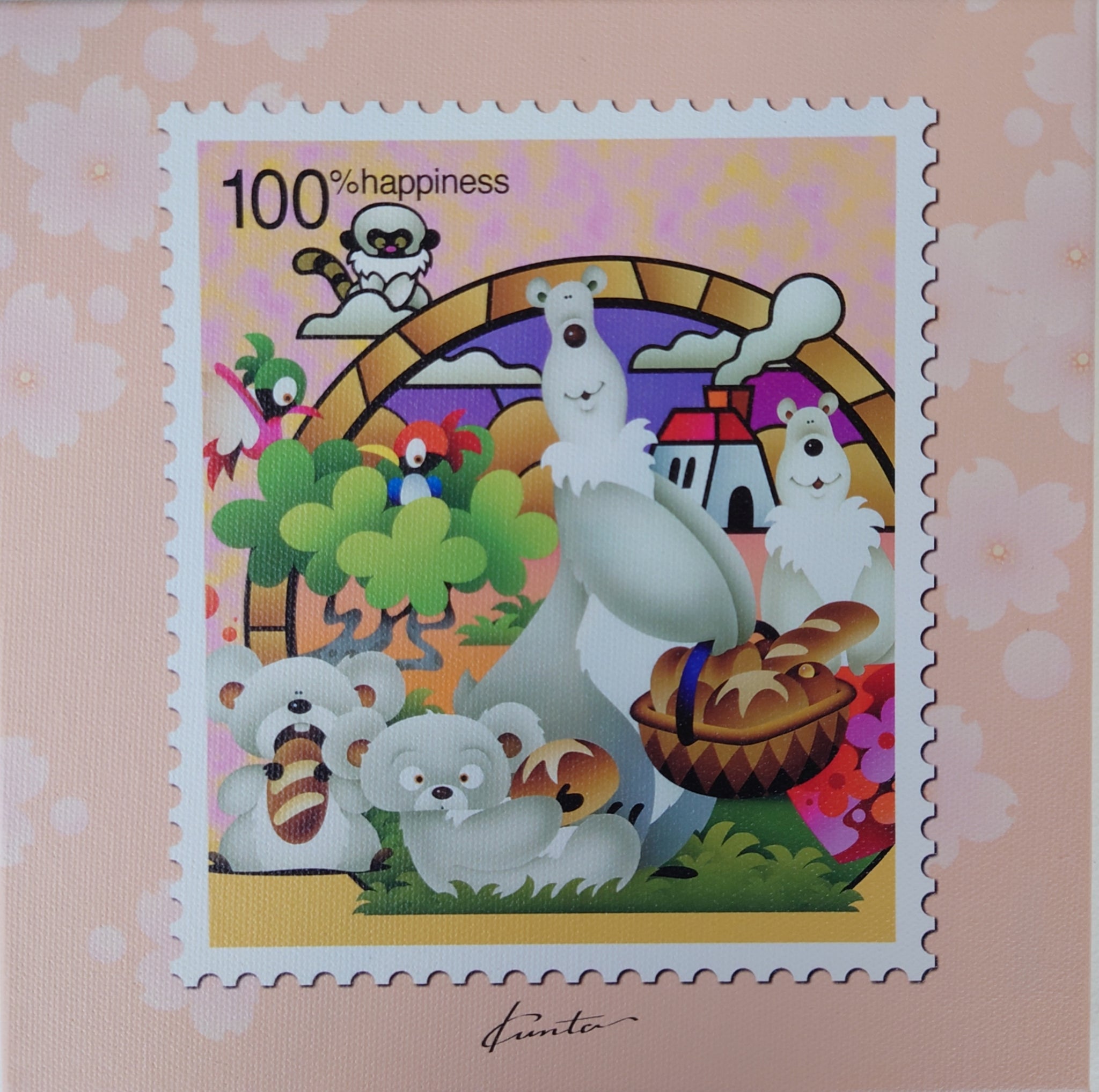 キャンバスプリントM　７　　　ピクニック