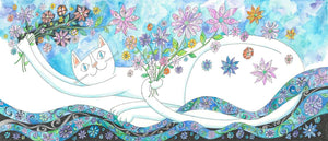 おかべてつろう 原画2「ここは私の咲く場所」