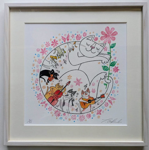 おかべてつろう ジークレー版画2 [こころまあるくなる]