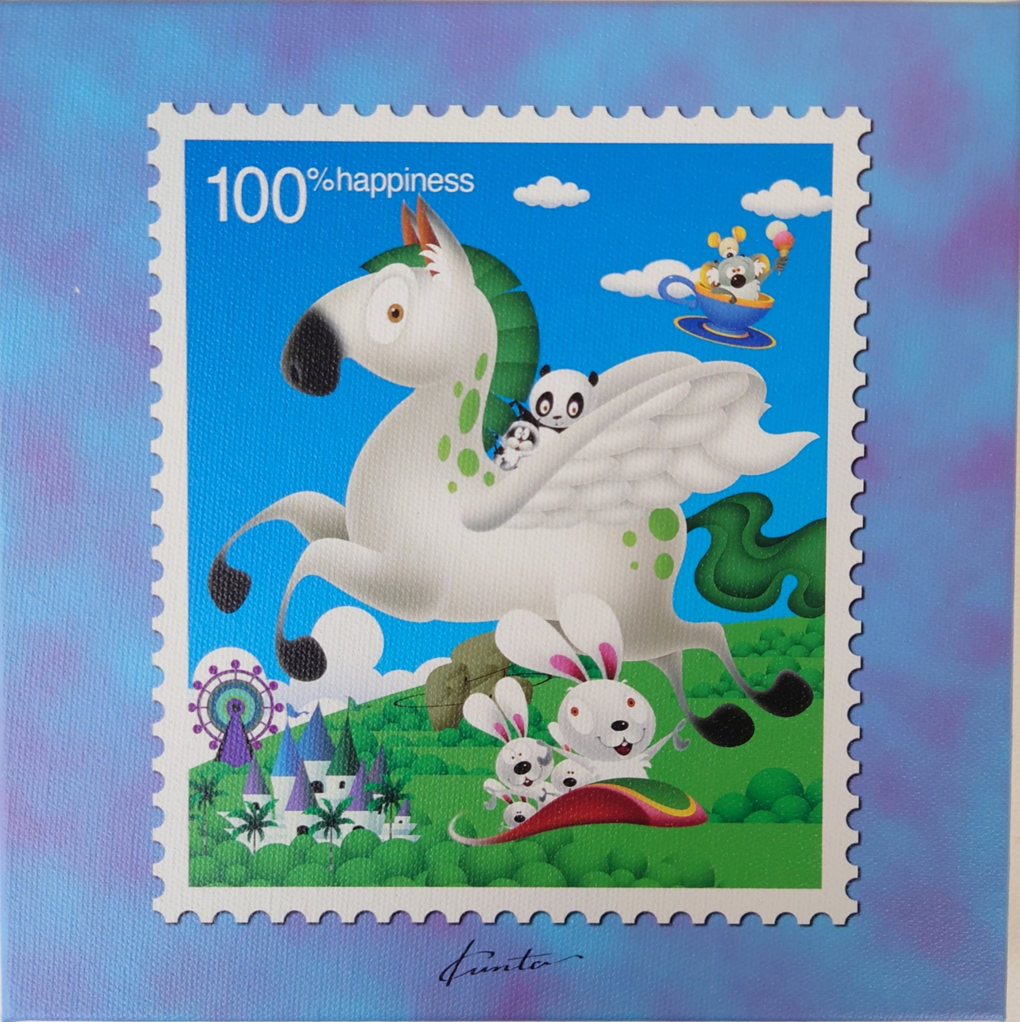 キャンバスプリントM　6　　　天を駆ける