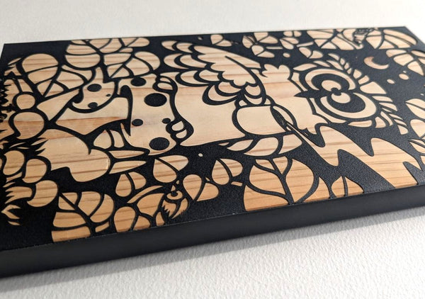 原画・一点物　　5　切り絵「コーヒータイム」