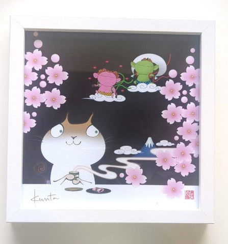 デジタルプリント７　来福・風神・雷神　