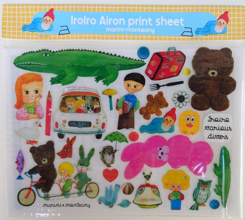 アイロンプリントシート　⑤ｌroiro　いろいろ