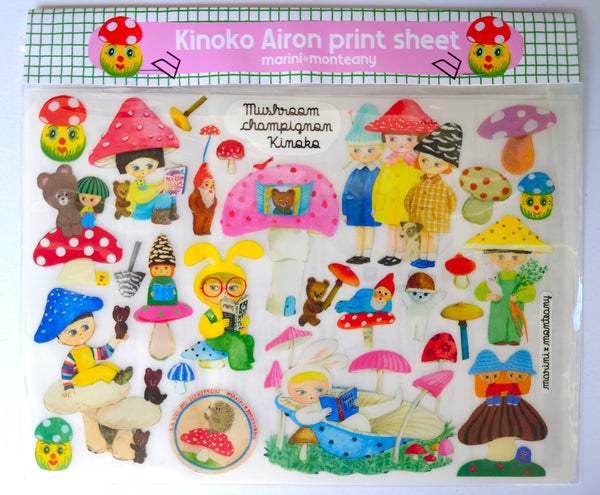 アイロンプリントシート　⑥Kinoko