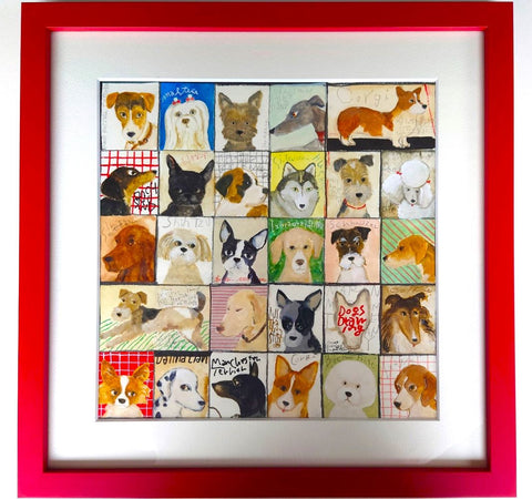 原画32  犬の証明写真