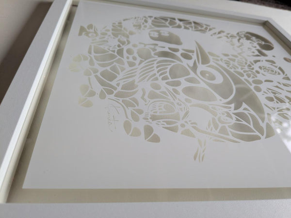 原画・一点物　　3　切り絵「FOREST」