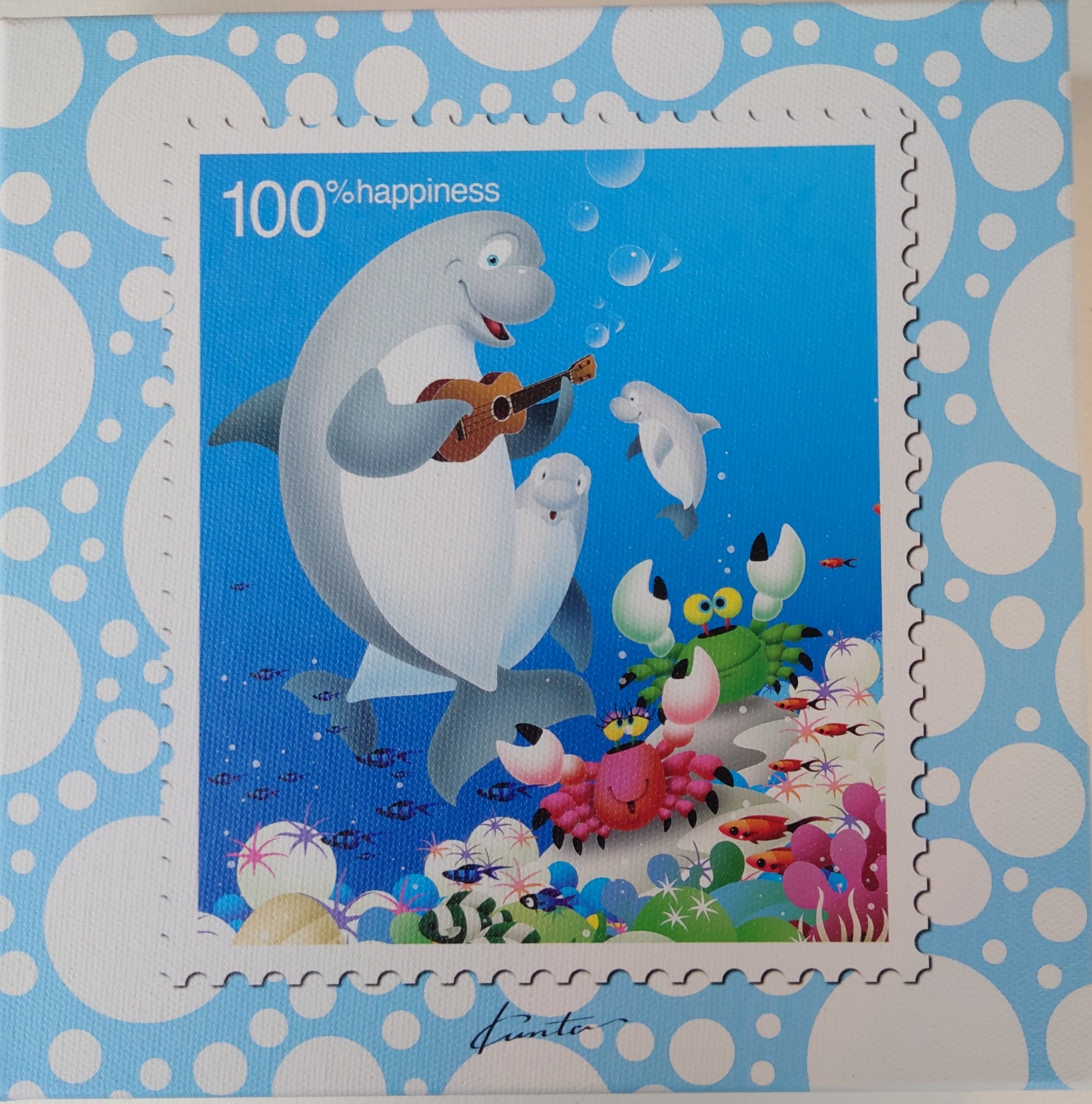 キャンバスプリントM　１０　　　海からのたより