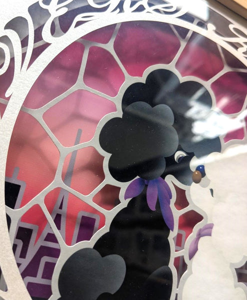 原画・一点物　　2　切り絵「I love you」