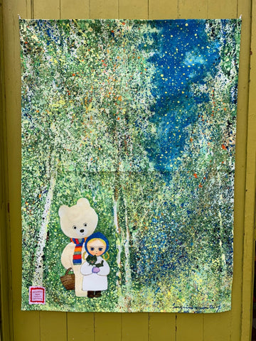 タペストリー①高原の樹